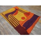 Vintage 1960s Swedish Mid-Century Modern Rya Carpet