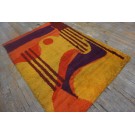 Vintage 1960s Swedish Mid-Century Modern Rya Carpet