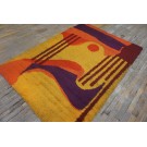 Vintage 1960s Swedish Mid-Century Modern Rya Carpet