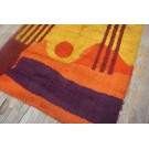 Vintage 1960s Swedish Mid-Century Modern Rya Carpet