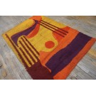 Vintage 1960s Swedish Mid-Century Modern Rya Carpet