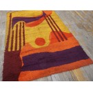 Vintage 1960s Swedish Mid-Century Modern Rya Carpet