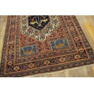 19th Century W. Persian Senneh Carpet with Lions & Camels