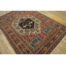 19th Century W. Persian Senneh Carpet with Lions & Camels