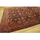 Early 20th Century W. Persian Bijar Harshang Carpet 