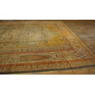 19th Century Turkish Angora Oushak Carpet 