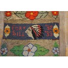 Mid-20th Century Pictorial American Hooked Rug 