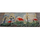 1930s Pictorial American Hooked Rug