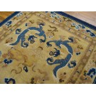 18th Century Chinese Ningxia Kang Dragon Carpet