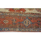 19th Century W. Persian Bijar Carpet With Harshang Pattern
