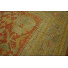 19th Century Turkish Oushak Carpet 