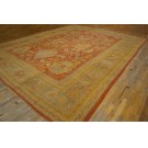 19th Century Turkish Oushak Carpet 