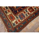 Mid 19th Century Caucasian Shirvan Carpet Dated & Inscribed 
