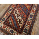 Mid 19th Century Caucasian Shirvan Carpet Dated & Inscribed 
