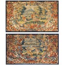 17th Century Pair of Flemish Tapestry