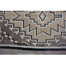 Early 20th Century American Navajo Two Grey Hills Carpet