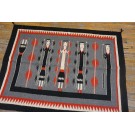 Mid 20th Century American Navajo Yei Rug