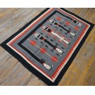 Mid 20th Century American Navajo Yei Rug