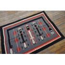 Mid 20th Century American Navajo Yei Rug