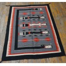 Mid 20th Century American Navajo Yei Rug