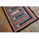 Mid 20th Century American Navajo Yei Rug