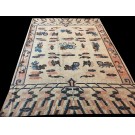 Mid 19th Century W. Chinese Ningxia Carpet 