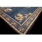 Early 20th Century Chinese Peking Dragon Carpet 