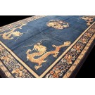 Early 20th Century Chinese Peking Dragon Carpet 