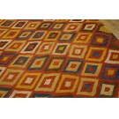 19th Century Afghan Maimana Flat-weave Carpet 