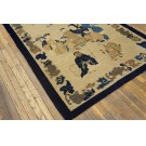 Early 20th Century Chinese Peking Carpet with Eight Immortals Playing Weiqi 