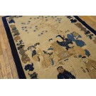 Early 20th Century Chinese Peking Carpet with Eight Immortals Playing Weiqi 