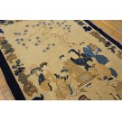 Early 20th Century Chinese Peking Carpet with Eight Immortals Playing Weiqi 