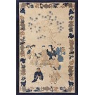 Early 20th Century Chinese Peking Carpet with Eight Immortals Playing Weiqi 