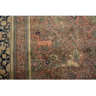 19th Century Persian Mohtasham Kashan Carpet 