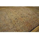 19th Century Persian Lavar Kerman Carpet 