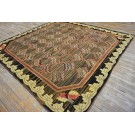 19th Century American Hooked Rug 