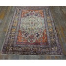 Mid-19th Century N.W. Persian Silk Heriz Carpet