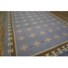 1930s Indian Cotton Dhurrie Carpet
