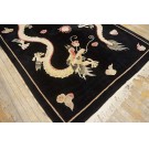 Vintage 1980s Chinese Dragon Rug