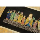 1920s Chinese Art Deco Rug with 10 Immortals Pattern 