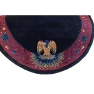 1920s Oval Chinese Art Deco Carpet