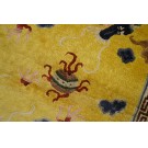 1920s Chinese Silk Dragon Carpet 
