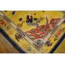 1920s Chinese Silk Dragon Carpet 