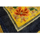 1920s Chinese Silk Dragon Carpet 