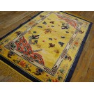 1920s Chinese Silk Dragon Carpet 