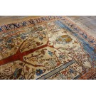 Mid 19th Century N.W. Persian Silk Heriz Carpet