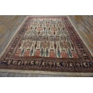 19th Century W. Persian Bijar Carpet with Bid Majnoon Design
