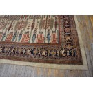 19th Century W. Persian Bijar Carpet with Bid Majnoon Design