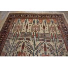 19th Century W. Persian Bijar Carpet with Bid Majnoon Design