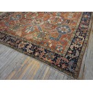 19th Century Antique N.W. Persian Heriz Carpet